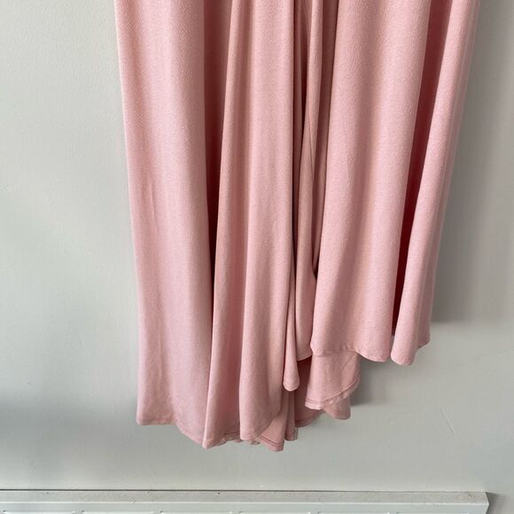 Free People FP Beach Powder Pink Maxi Dress sz L Wedding Dates Romantic Vacation - Picture 9 of 13